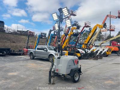 2021 Wacker Neuson LTV4K 23' Towable Light Tower Generator Diesel Kubota bidadoo