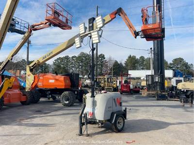 2021 Wacker Neuson LTV4K 23' Towable Light Tower Generator Diesel Kubota bidadoo