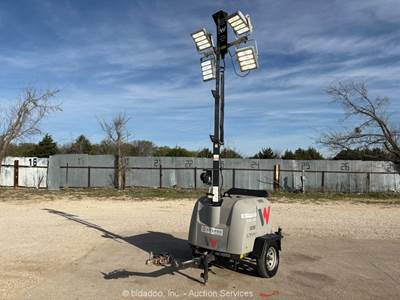 2021 Wacker Neuson LTV4K 23' Towable Light Tower Generator Kubota Diesel bidadoo
