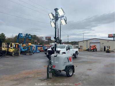 2022 Wacker Neuson LTV4L 23' Towable Light Tower Generator Kohler Diesel bidadoo