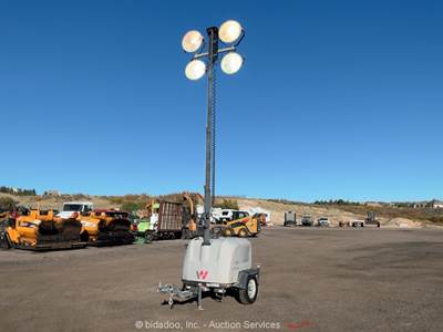 2017 Wacker Neuson LTV6K Towable Light Tower Generator Kubota Diesel bidadoo