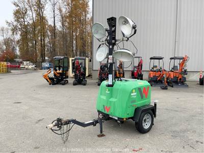 2017 Wacker Neuson LTV6L 23' Towable Light Tower 6kW Generator -Parts/Repair