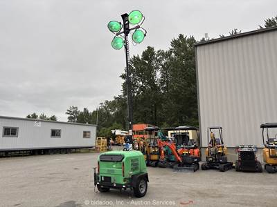 2017 Wacker Neuson LTV6L Towable Light Tower Generator Trailer Kohler bidadoo