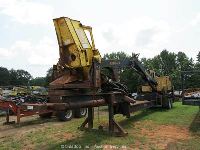 2007 Tigercat 234 Knuckle Boom Trailer Mounted Log Loader Delimber bidadoo