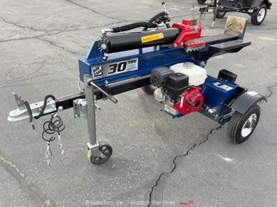 2022 Iron & Oak BHVH3018GXT 30 Ton Portable Hydraulic Log Splitter bidadoo