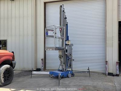 2018 Genie AWP-40S 40' Electric Vertical Mast Lift Portable Man Aerial bidadoo