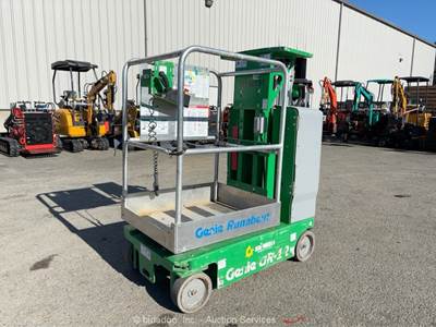 2019 Genie GR-12 12' Electric Vertical Mast Man Lift Personnel bidadoo -Repair