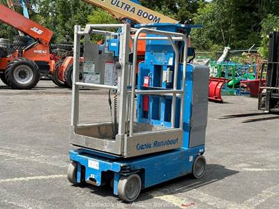 2019 Genie GR-12 12' Electric Vertical Mast Lift Personnel Man Basket bidadoo