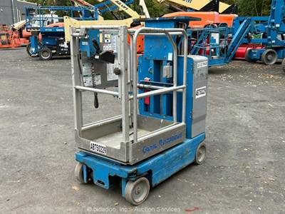 2017 Genie GR-12 12' Electric Vertical Mast Lift Personnel Manlift Aeria bidadoo