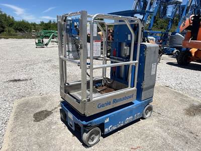 2019 Genie GR-15 15' Electric Vertical Mast Lift Personnel Man Aerial bidadoo