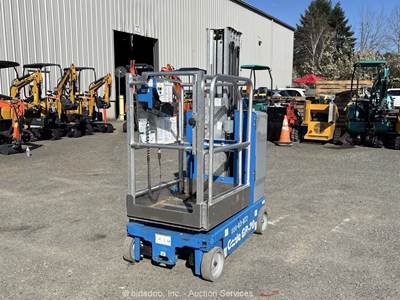 2014 Genie GR-20 20' Electric Vertical Mast Lift Personnel Man Aerial bidadoo