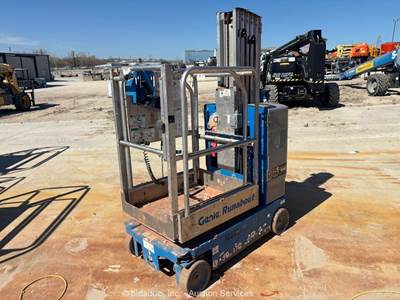 2018 Genie GR-20 20' Electric Vertical Mast Lift Personnel Aerial -Parts/Repair