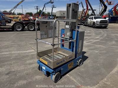 2019 Genie GR-20 20' Electric Vertical Mast Lift Personnel Man bidadoo -Repair