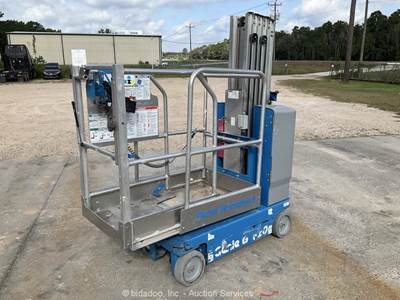 2018 Genie GR-20 20' Electric Mast Lift Portable Man Aerial bidadoo -Repair