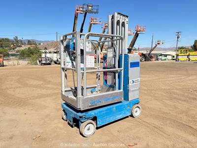 2016 Genie GR-20 20' Electric Vertical Mast Lift Personnel Man Aerial bidadoo