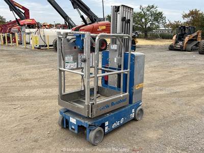 2018 Genie GR-20 20' Electric Vertical Mast Lift Personnel Aerial -Parts/Repair