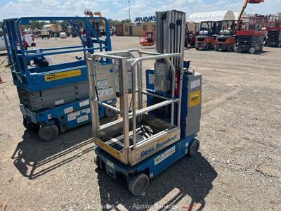 2019 Genie GR-20 20' Electric Vertical Mast Lift Man Aerial -Parts/Repair