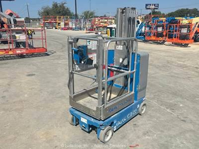 2017 Genie GR-20 20' Electric Vertical Mast Lift Man Aerial Platform bidadoo