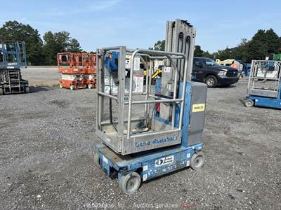 2016 Genie GR-20 20' Electric Vertical Mast Lift Personnel Man Aerial bidadoo