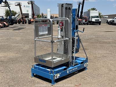 2019 Genie IWP-25 S 25' Electric Mast Lift Portable Man Aerial Push bidadoo