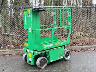 2017 JLG 1230ES 12' Electric Vertical Mast Lift Personnel Man Aerial bidadoo