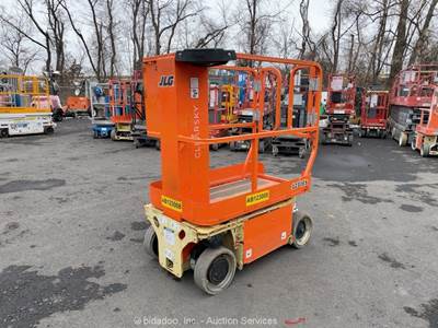 2019 JLG 1230ES 12' Electric Vertical Mast Lift Personnel Man Aerial bidadoo