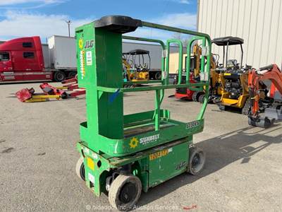 2017 JLG 1230ES 12' Electric Vertical Mast Lift Personnel Man Aerial bidadoo