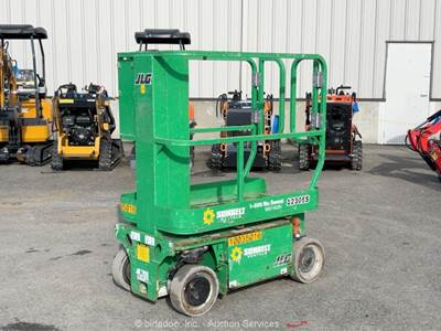 2018 JLG 1230ES 12' Electric Vertical Mast Lift Personnel Man Aerial bidadoo