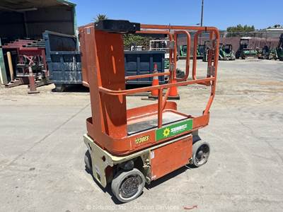 2008 JLG 1230ES 12' Electric Vertical Mast Lift Personnel Man Aerial bidadoo