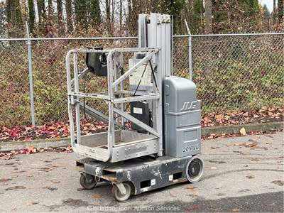 2017 JLG 20MVL 19.5 ft Electric Vertical Mast Lift Personnel Man Aerial bidadoo