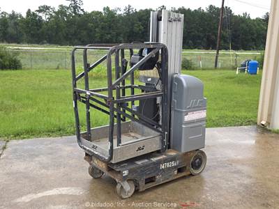 2015 JLG 20MVL 20' Electric Vertical Mast Lift Personnel Man Stock bidadoo