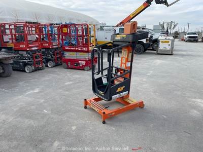2020 JLG FT70 7 ft Electric Mast Lift Portable Man Aerial Push Around bidadoo