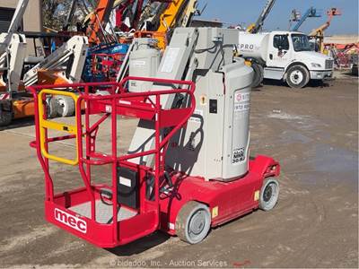 2023 MEC MME30-RJ 30' Electric Vertical Mast Lift Personnel Man Aerial bidadoo