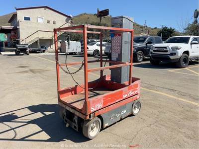 2016 Skyjack SJ 16 16' Electric Vertical Mast Lift Personnel Man Aerial bidadoo