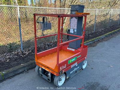 2017 Skyjack SJ12 12' Electric Vertical Mast Lift Personnel Man Aerial bidadoo