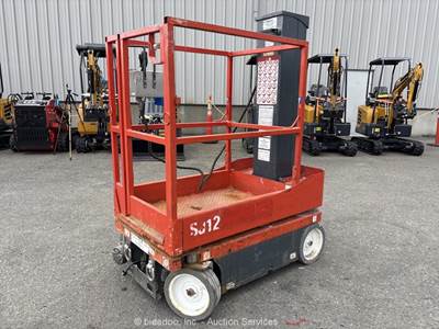 2018 Skyjack SJ12 12' Electric Vertical Mast Lift Personnel Man -Parts/Repair