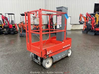 2017 Skyjack SJ16 16' Electric Vertical Mast Lift Personnel Man Aerial bidadoo