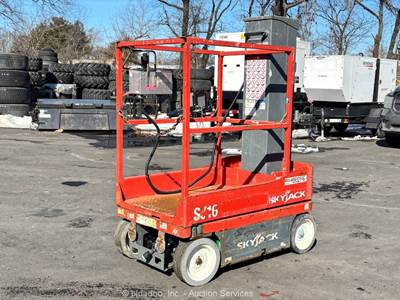 2019 Skyjack SJ16 16' Electric Vertical Mast Lift Personnel Man Aerial bidadoo