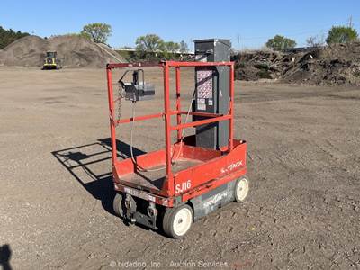 2018 Skyjack SJ16 16' Electric Vertical Mast Lift Personnel Man Aerial bidadoo