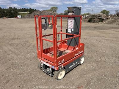 2018 Skyjack SJ16 16' Electric Vertical Mast Lift Personnel Man Aerial bidadoo