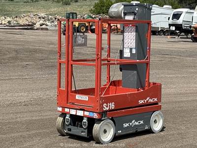 2018 Skyjack SJ16 16' Electric Vertical Mast Lift Personnel Man Aerial bidadoo