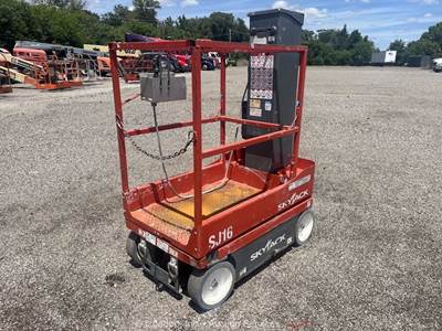 2018 Skyjack SJ16 16' Electric Vertical Mast Lift Personnel Man Aerial bidadoo