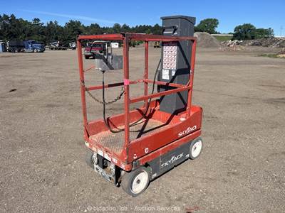 2018 Skyjack SJ16 16' Electric Vertical Mast Lift Personnel Man Aerial bidadoo