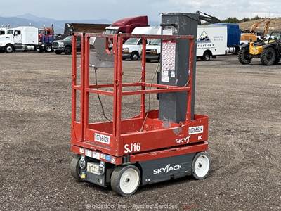 2018 Skyjack SJ16 16' Electric Vertical Mast Lift Personnel Man Aerial bidadoo