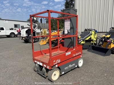 2018 Skyjack SJ16 16' Electric Vertical Mast Lift Personnel Man Aerial bidadoo