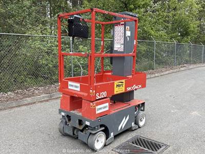 2022 Skyjack SJ20 20' Electric Vertical Mast Lift Man Aerial Platform bidadoo
