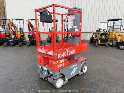 2023 Skyjack SJ20 E 19' Electric Mast Lift Man Aerial Platform Manlift bidadoo