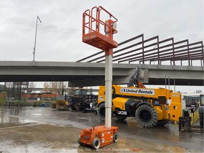 2019 Snorkel TM12E 12' Electric Vertical Mast Lift Personnel Man Aerial bidadoo