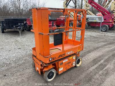 2019 Snorkel TM12E 12’ Electric Vertical Mast Lift Personnel Man 24V bidadoo