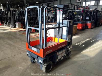 2019 Toyota WM1230J 12' Electric Vertical Mast Lift Personnel Man bidadoo